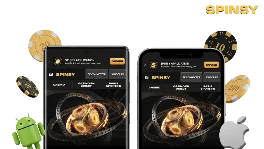 Spinsy Casino App Screenshot